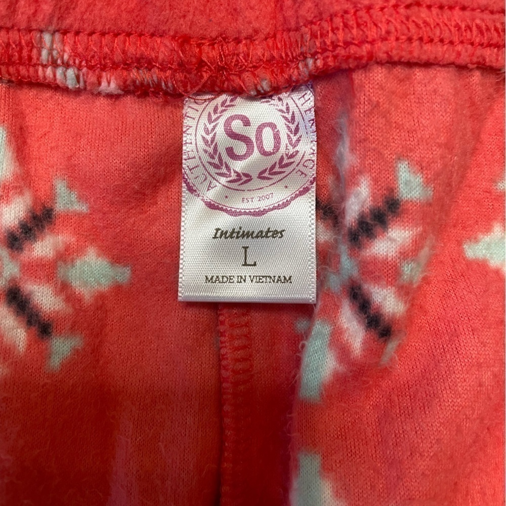 SO size large pink fleece pajama pants - Picture 5 of 5